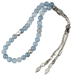 Akuamarin Doğal Taş Tesbih 33lük - 6mm