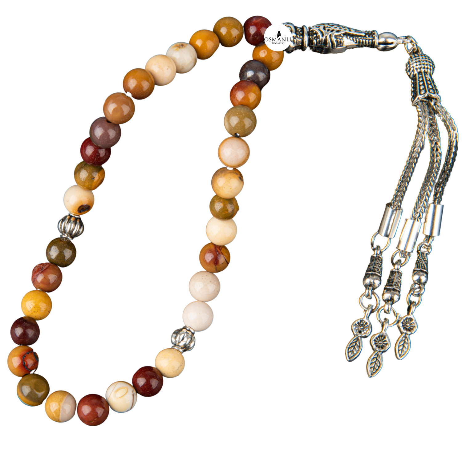 Jasper Doğal Taş Tesbih 33lük - 6mm