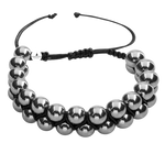 Trehartz 8mm Çift Sıra Makrome Doğal Taş Bileklik