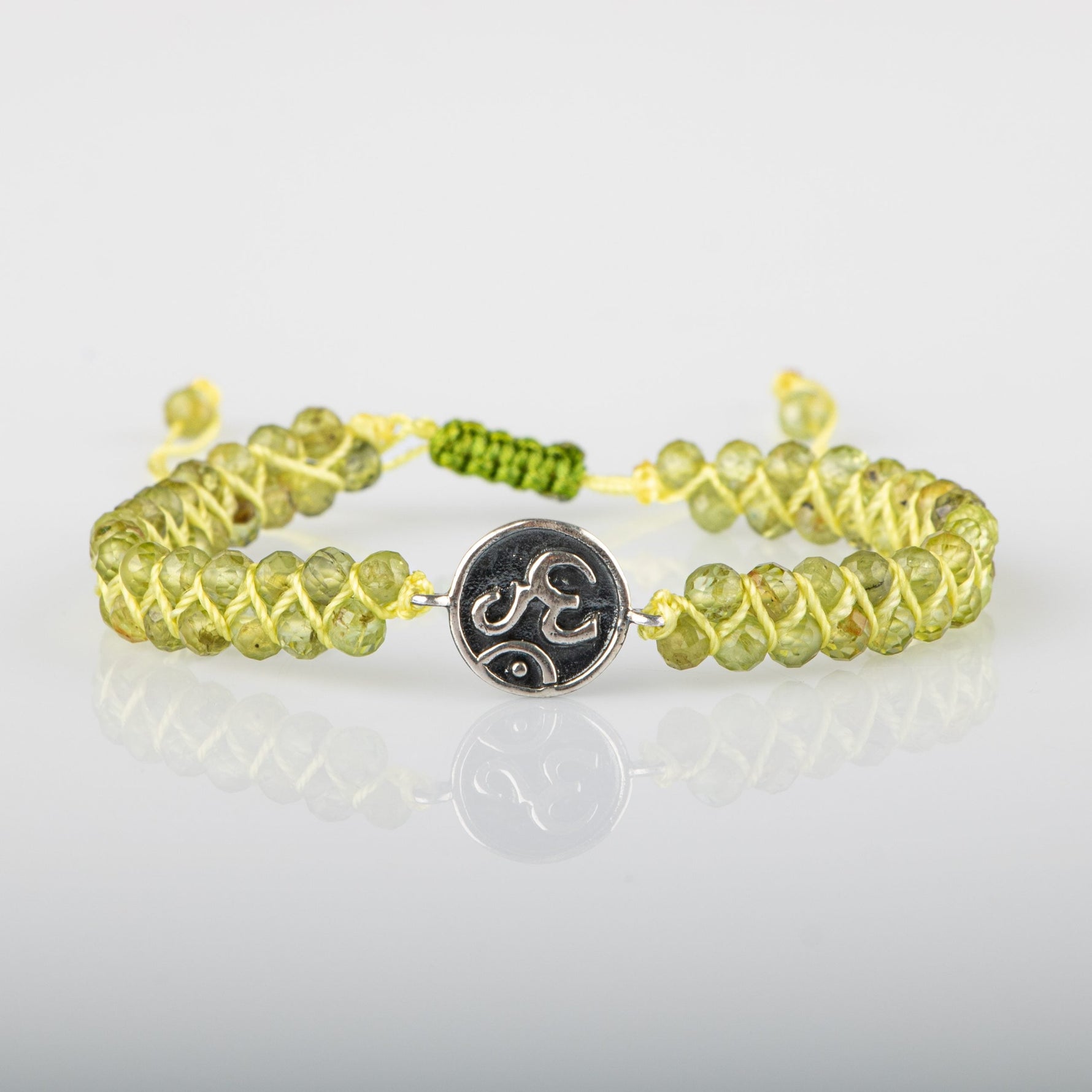 Anda Kalma Zebercet Doğal Taş Gümüş Aparat Bileklik