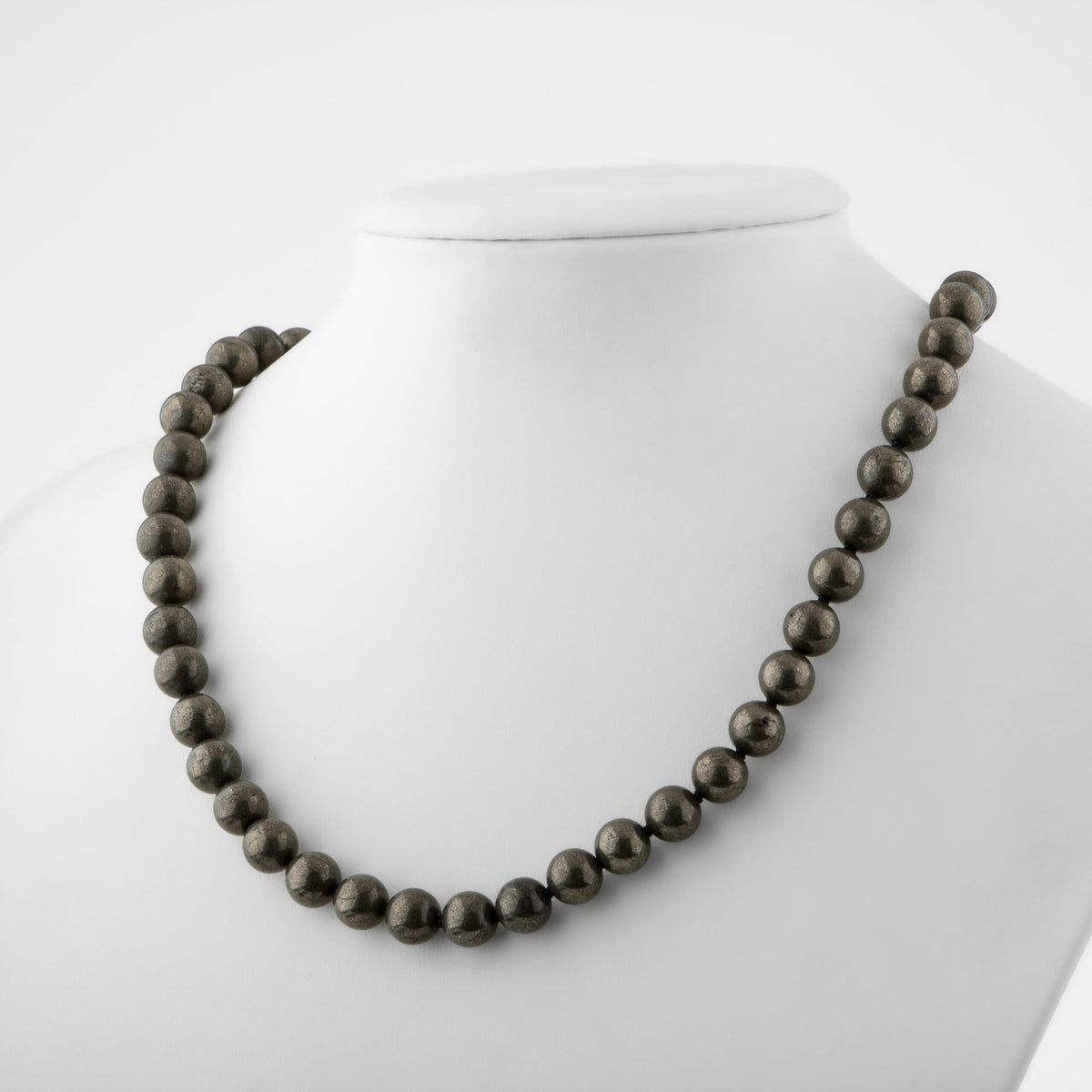 Pirit 8 mm Düğümlü Doğal Taş Kolye