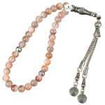 Güneş Taşı Doğal Taş Tesbih 33lük - 6mm