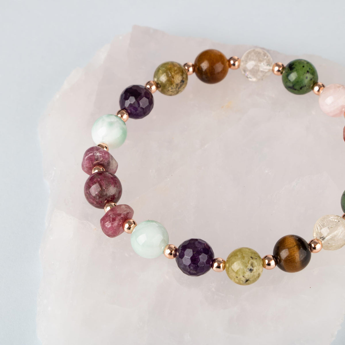 Eşler Arası Uyum Doğal Taş Bileklik