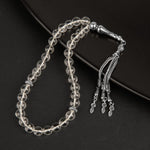 Kristal Kuvars Doğal Taş Tesbih 33lük - 8mm