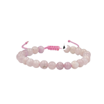 Kunzit 6mm Merdiven Kapama Doğal Taş Bileklik