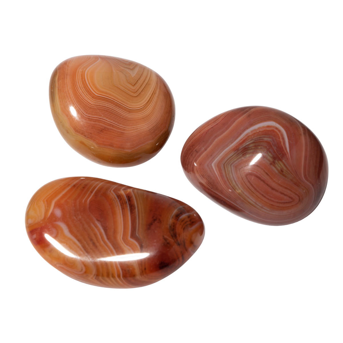 Karnelyan Akik Doğal Taş Tımbıl El Taşı