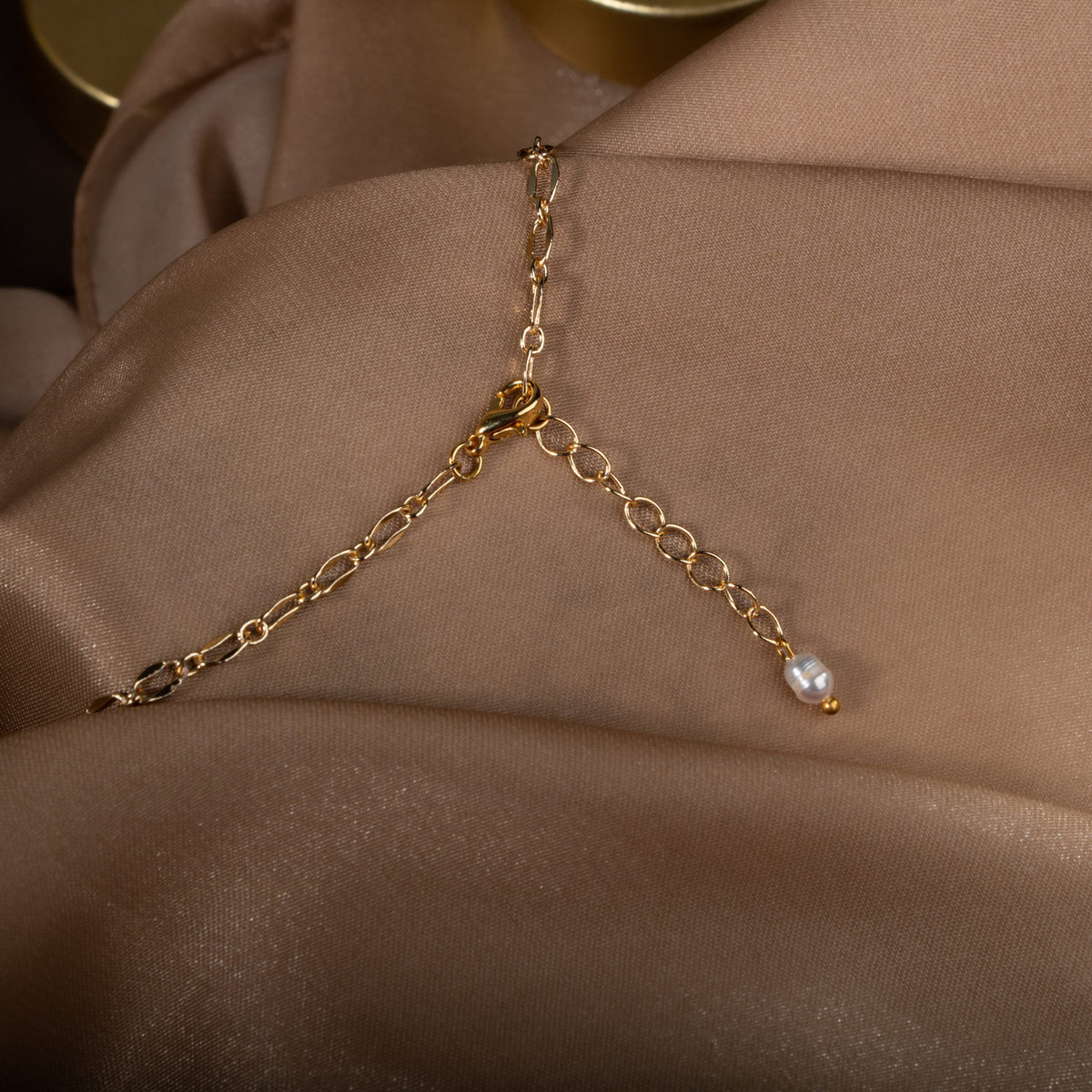 İnci Doğal Taş Gümüş Kolye