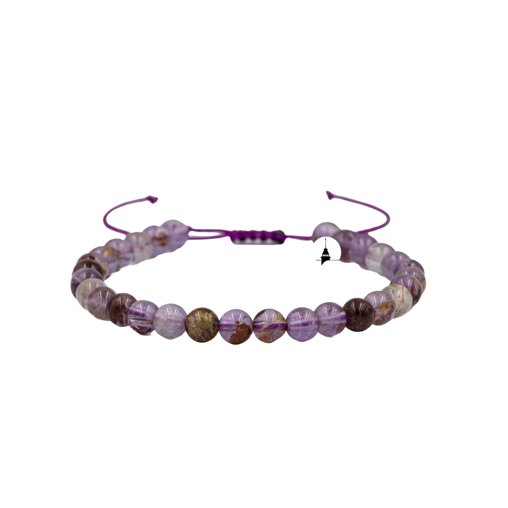 Fantom Kuvars 6mm Merdiven Kapama Doğal Taş Bileklik