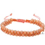 Güneş Taşı 3-4mm Çift Sıra Doğal Taş Bileklik