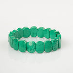 Malakit Doğal Taş Geniş Kesim Bileklik