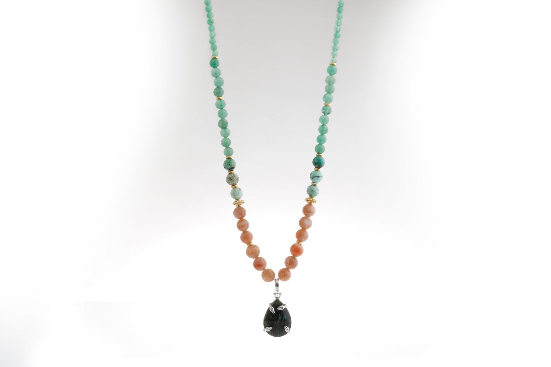 Alani, Aventurin Güneş Taşı İspanyol Varisit Doğal Taş Kolye