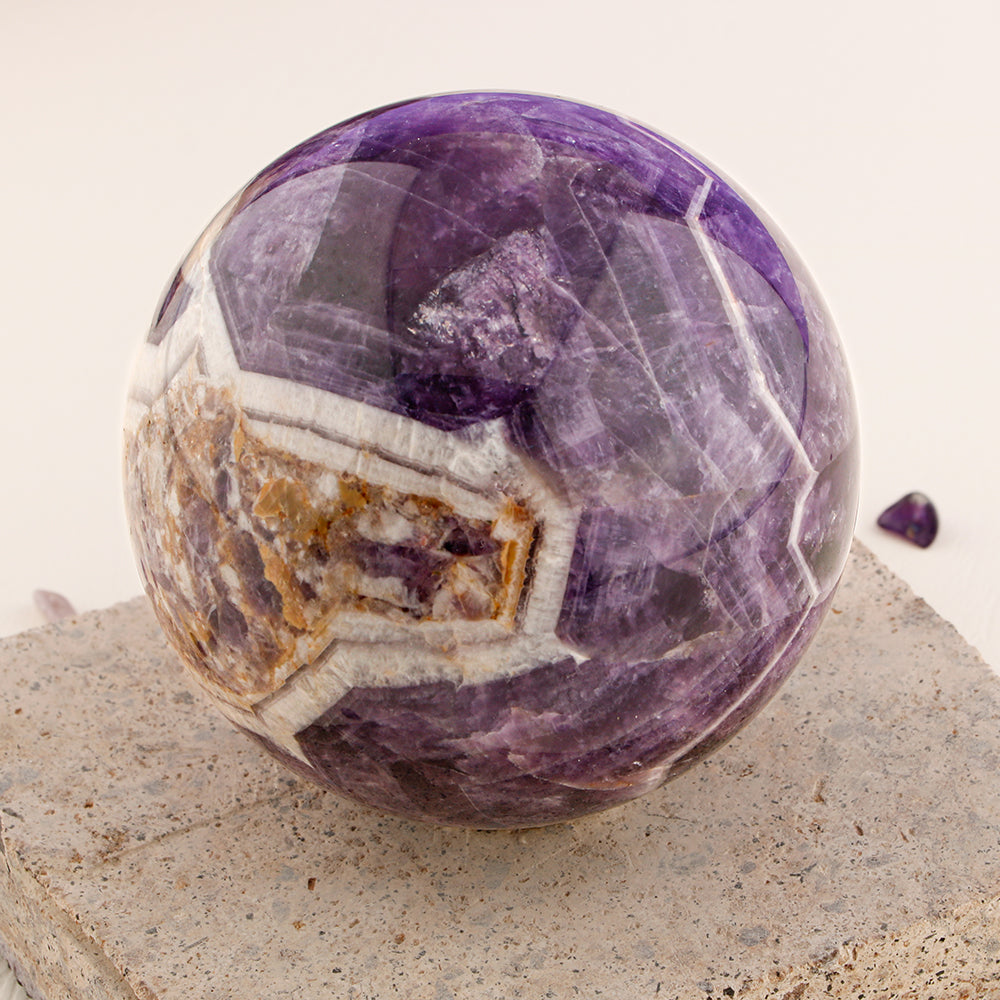 Ametist Doğal Taş Küre (0,819 kg)