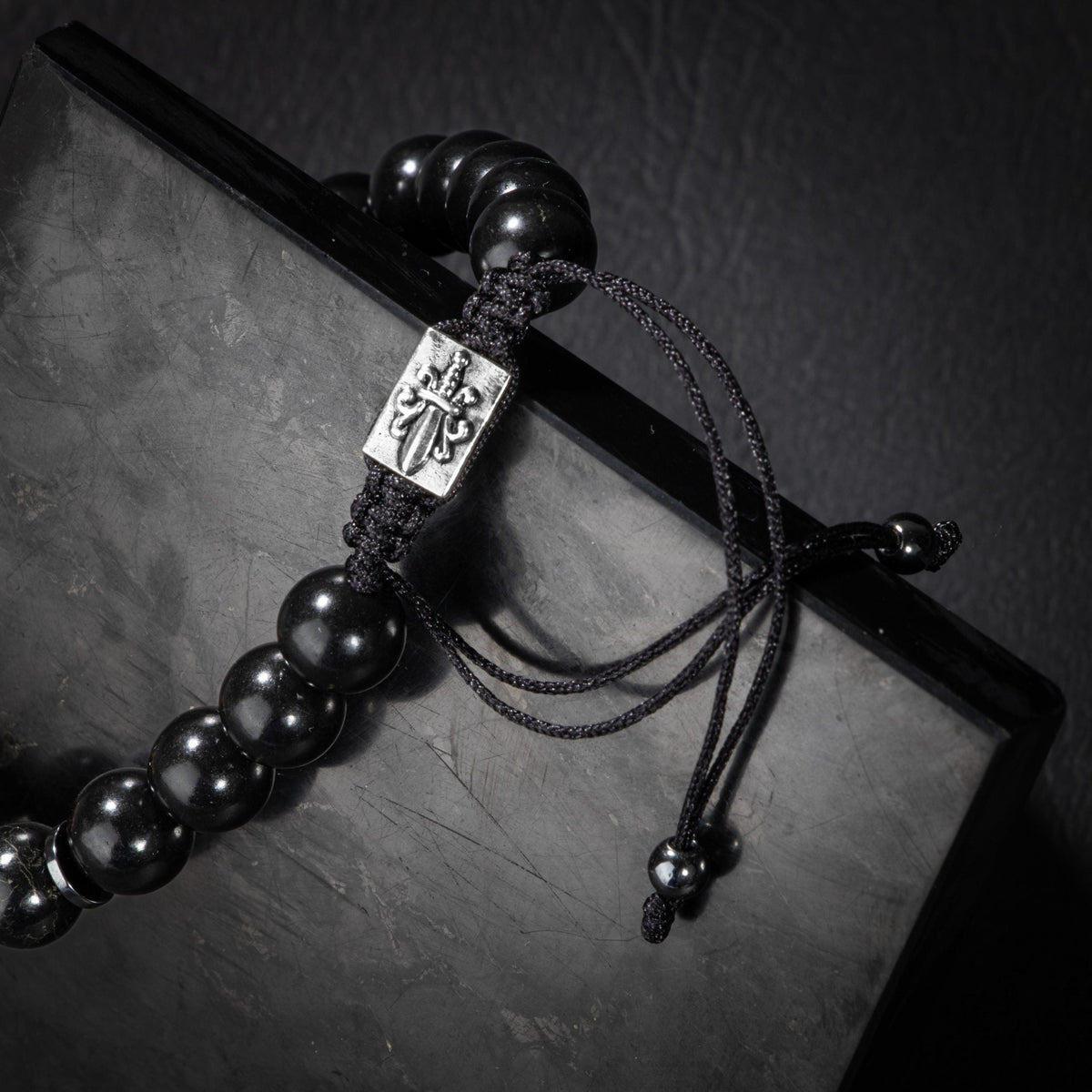 Kaplan Gözü-Turmalin Doğal Taş Zirkon Gümüş Erkek Bileklik