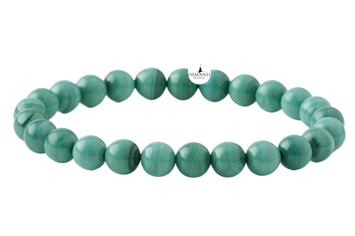 Malakit 8mm Doğal Taş Bileklik