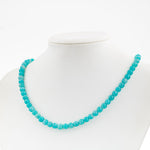 Amazonit 6 mm Dizi Doğal Taş Kolye