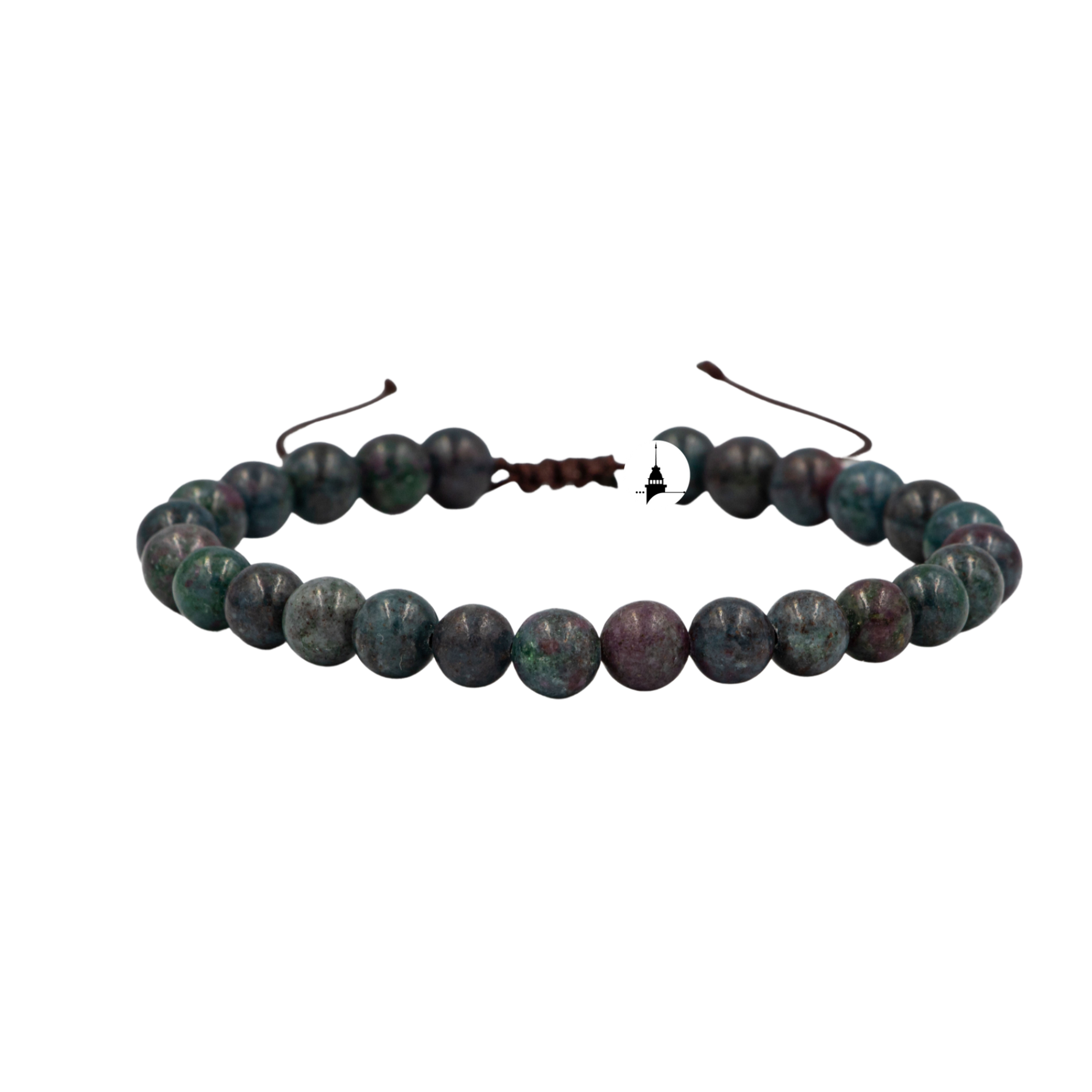 Ruby Kiyanit 6mm Merdiven Kapama Doğal Taş Bileklik