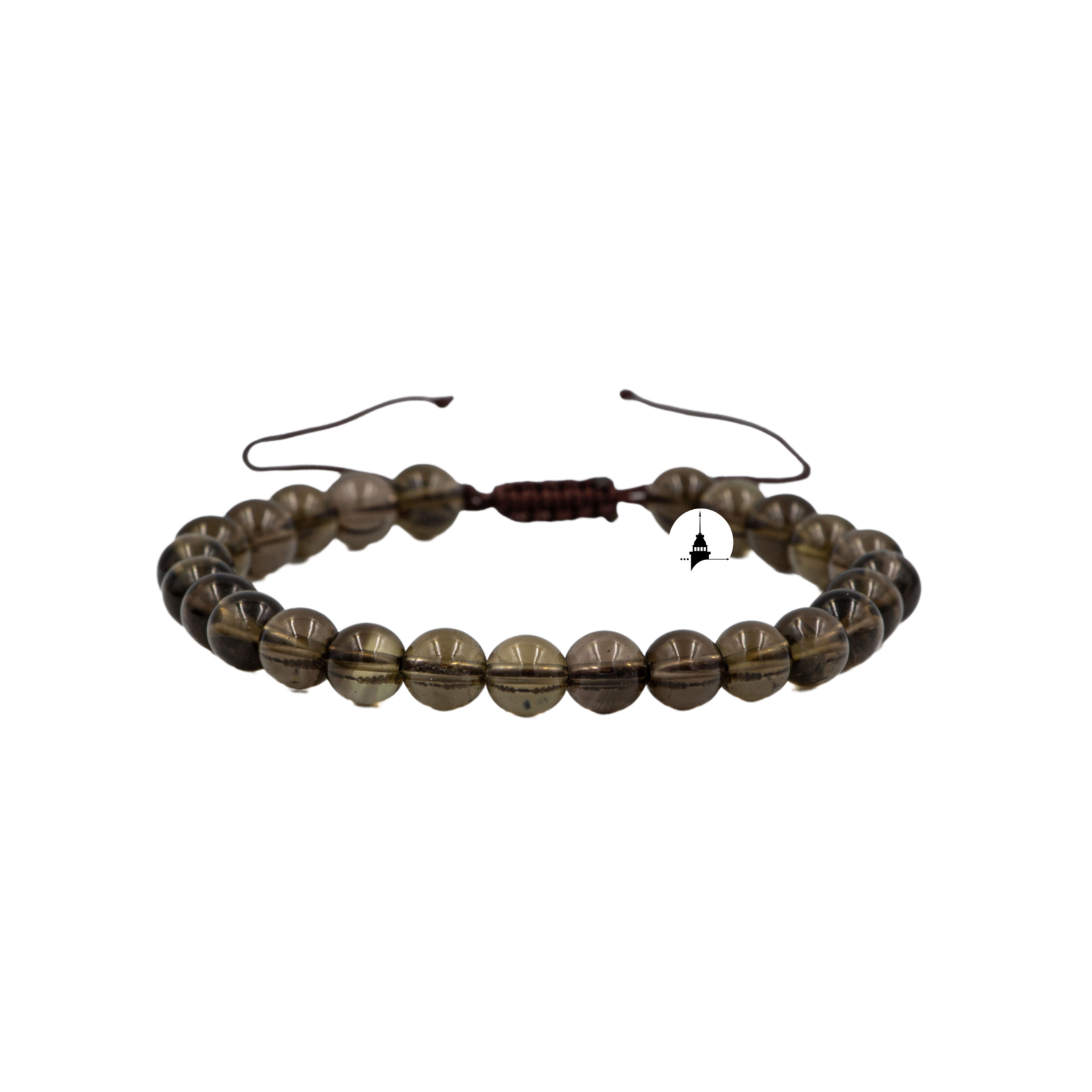 Dumanlı Kuvars 6mm Merdiven Kapama Doğal Taş Bileklik