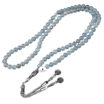 Akuamarin Doğal Taş Tesbih 99luk - 6mm