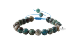 Krizokol 8mm Merdiven Kapama Doğal Taş Bileklik