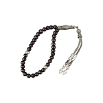 Bordo Granat Lal Doğal Taş Tesbih 33lük - 6mm
