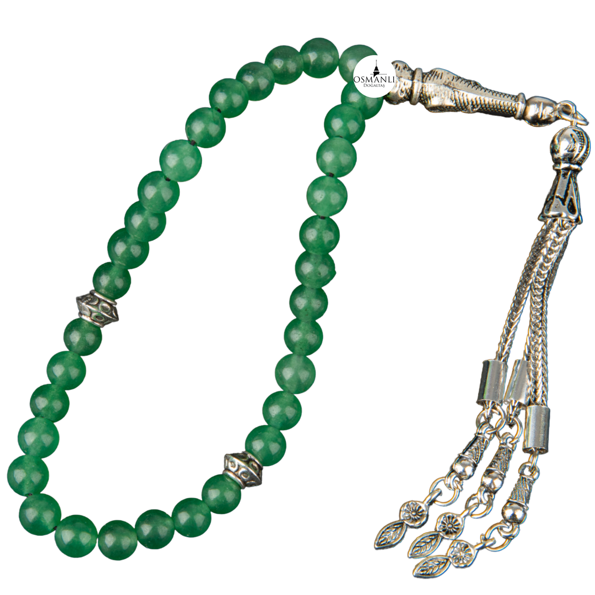 Yeşil Aventurin Doğal Taş Tesbih 33lük - 6mm