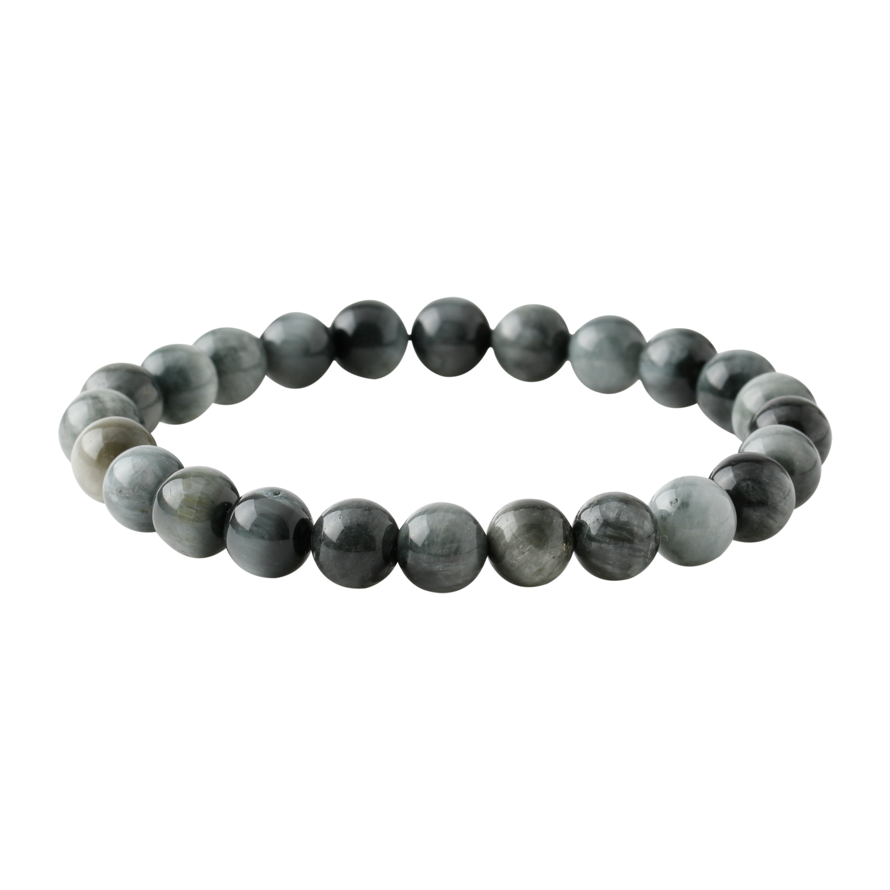 Kedi Gözü 8mm Doğal Taş Bileklik