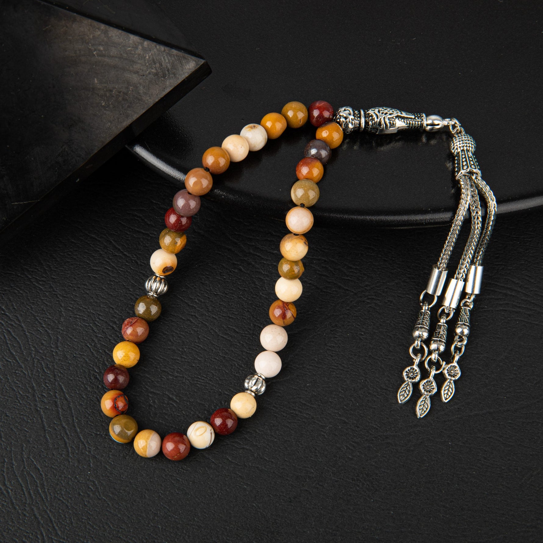 Jasper Doğal Taş Tesbih 33lük - 6mm