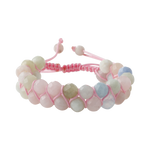 Helidor 8mm Çift Sıra Makrome Doğal Taş Bileklik