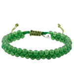 Aventurin 4mm Çift Sıra Doğal Taş Bileklik