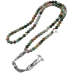 Hint Akiği Doğal Taş Tesbih 99luk - 6mm