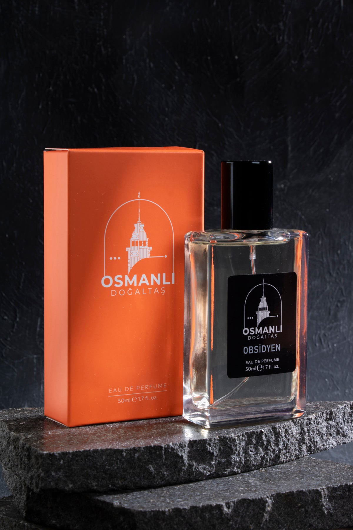 Osmanlı Doğal Taş Obsidyen Parfüm 50 ml