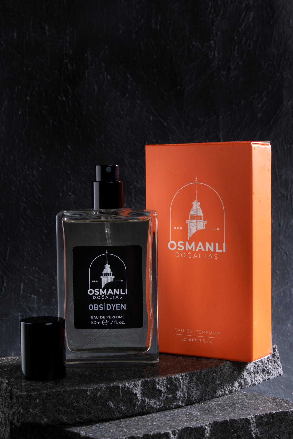 Osmanlı Doğal Taş Obsidyen Parfüm 50 ml