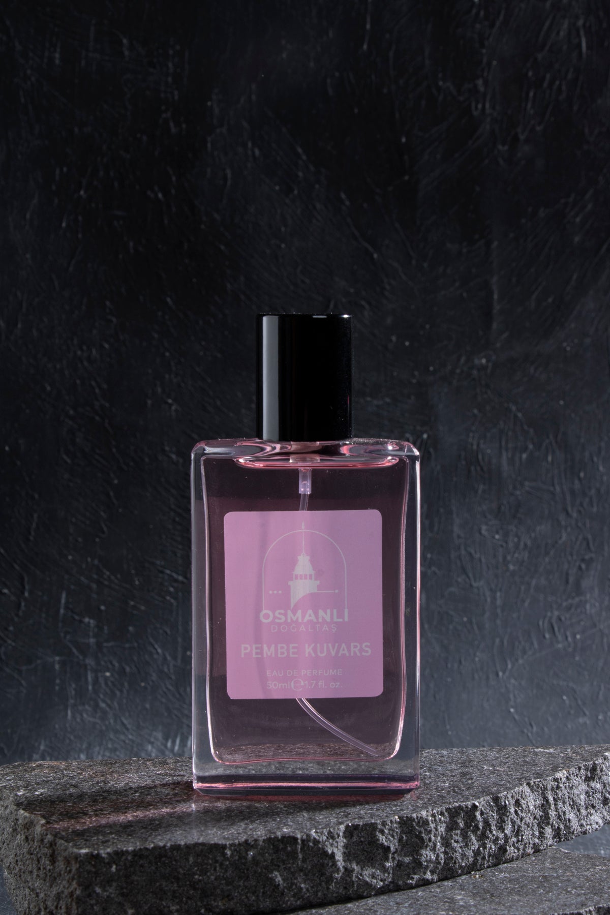 Osmanlı Doğal Taş Pembe Kuvars Parfüm 50 ml