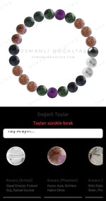 Özel Tasarım Elastik Misineli - 23 Taş - Özel Tasarım Görseli