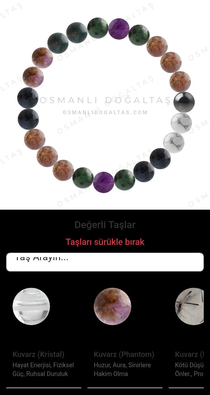 Özel Tasarım Elastik Misineli - 23 Taş - Özel Tasarım Görseli