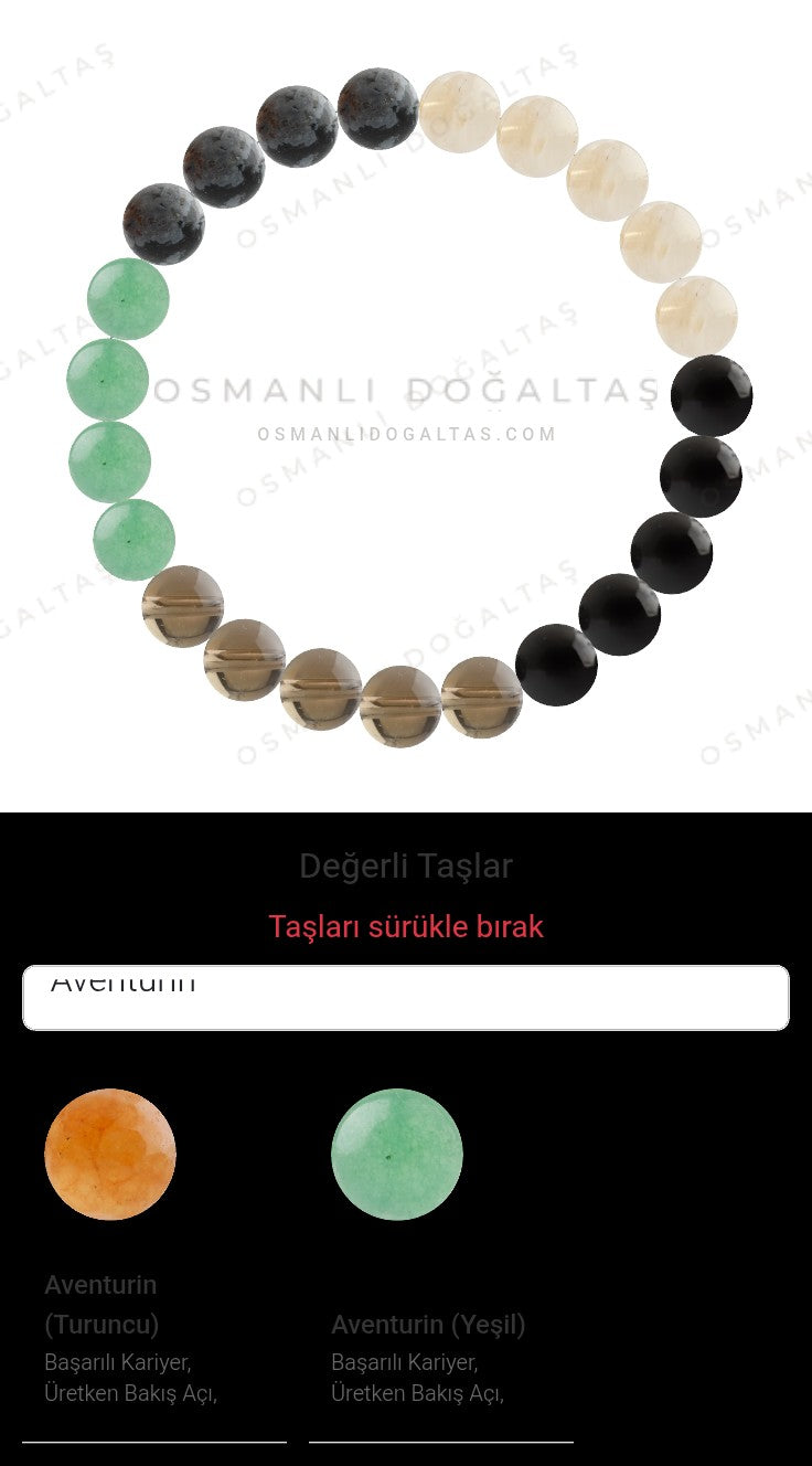 Özel Tasarım Elastik Misineli - 23 Taş - Özel Tasarım Görseli