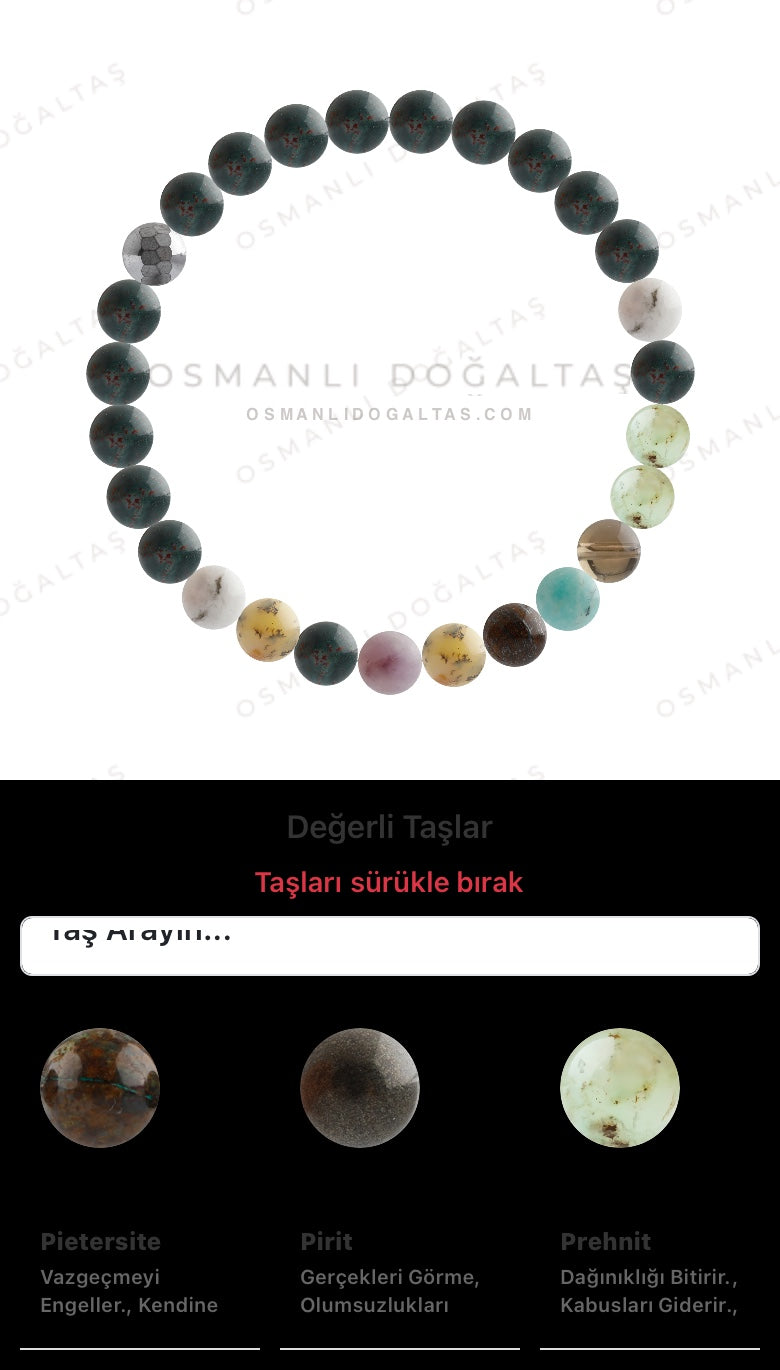Özel Tasarım Elastik Misineli - 27 Taş - Özel Tasarım Görseli