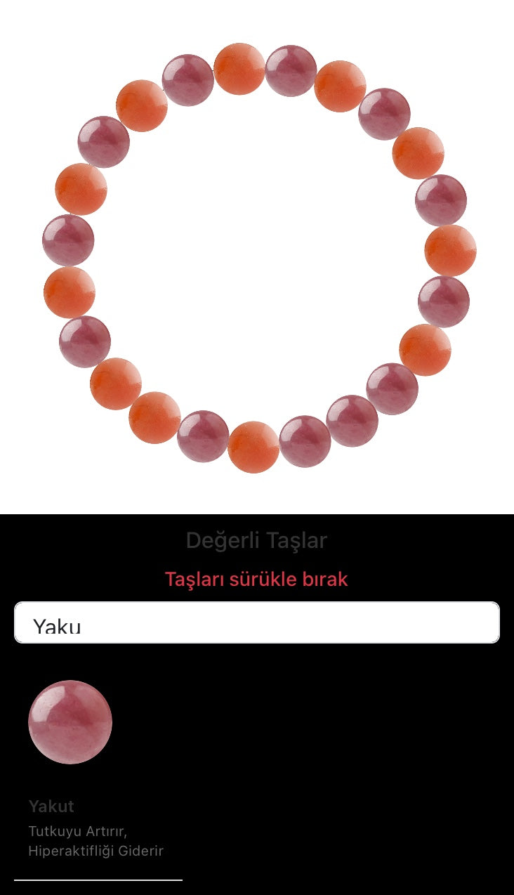 Özel Tasarım Elastik Misineli - 23 Taş - Özel Tasarım Görseli