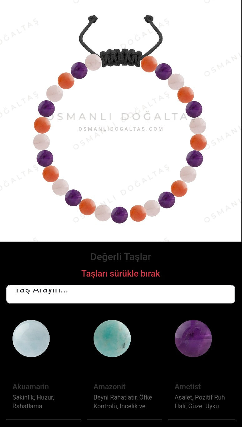 Özel Tasarım Merdiven Kapama Bileklik - 27 Taş - Özel Tasarım Görseli