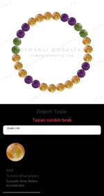 Özel Tasarım Elastik Misineli - 27 Taş - Özel Tasarım Görseli