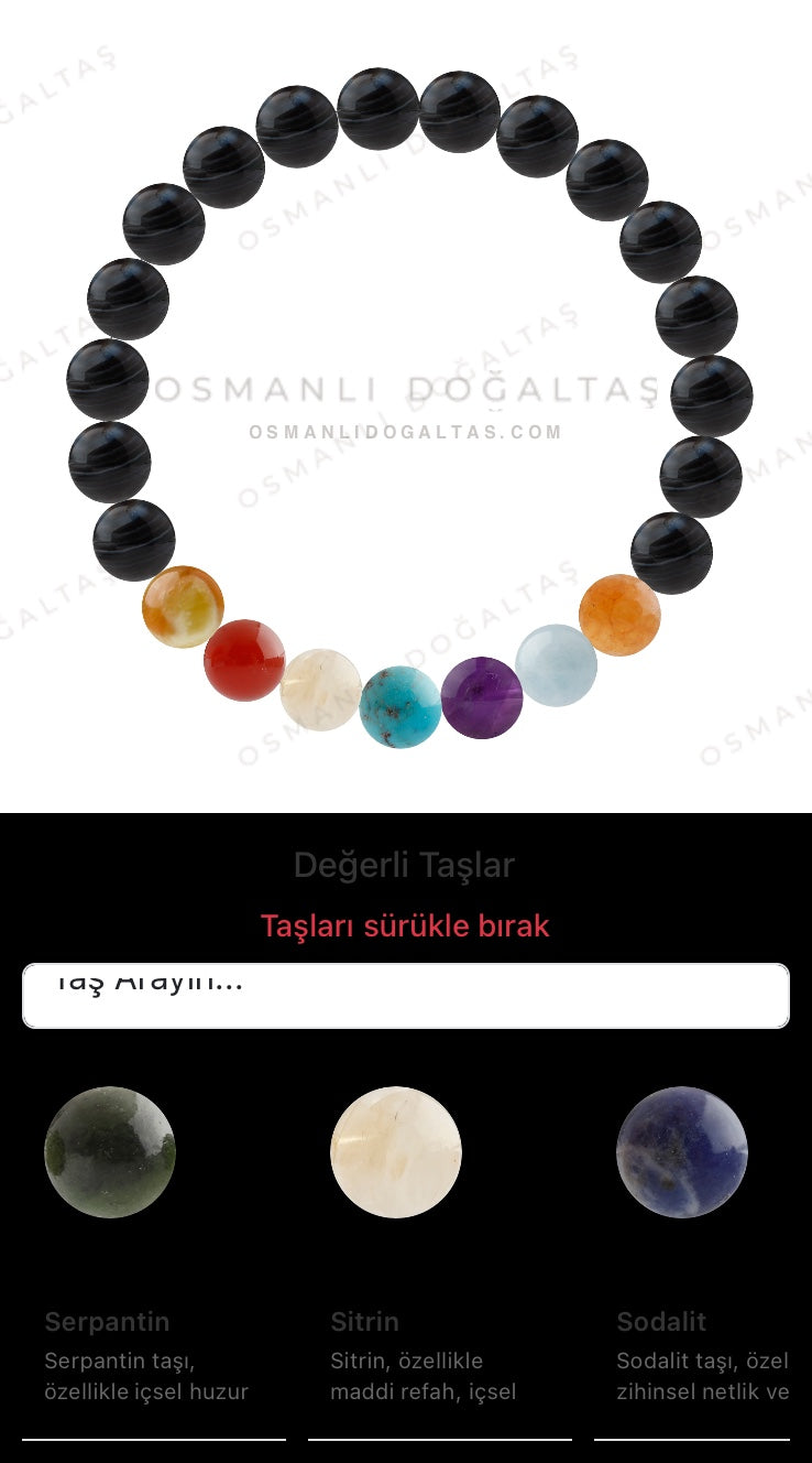 Özel Tasarım Elastik Misineli - 23 Taş - Özel Tasarım Görseli