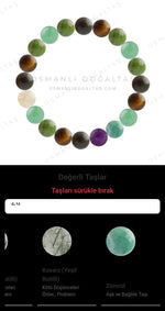 Özel Tasarım Elastik Misineli - 20 Taş - Özel Tasarım Görseli