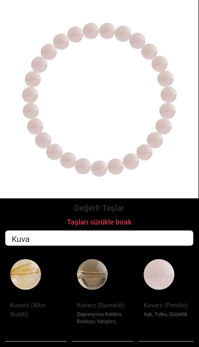 Özel Tasarım Elastik Misineli - 27 Taş - Özel Tasarım Görseli