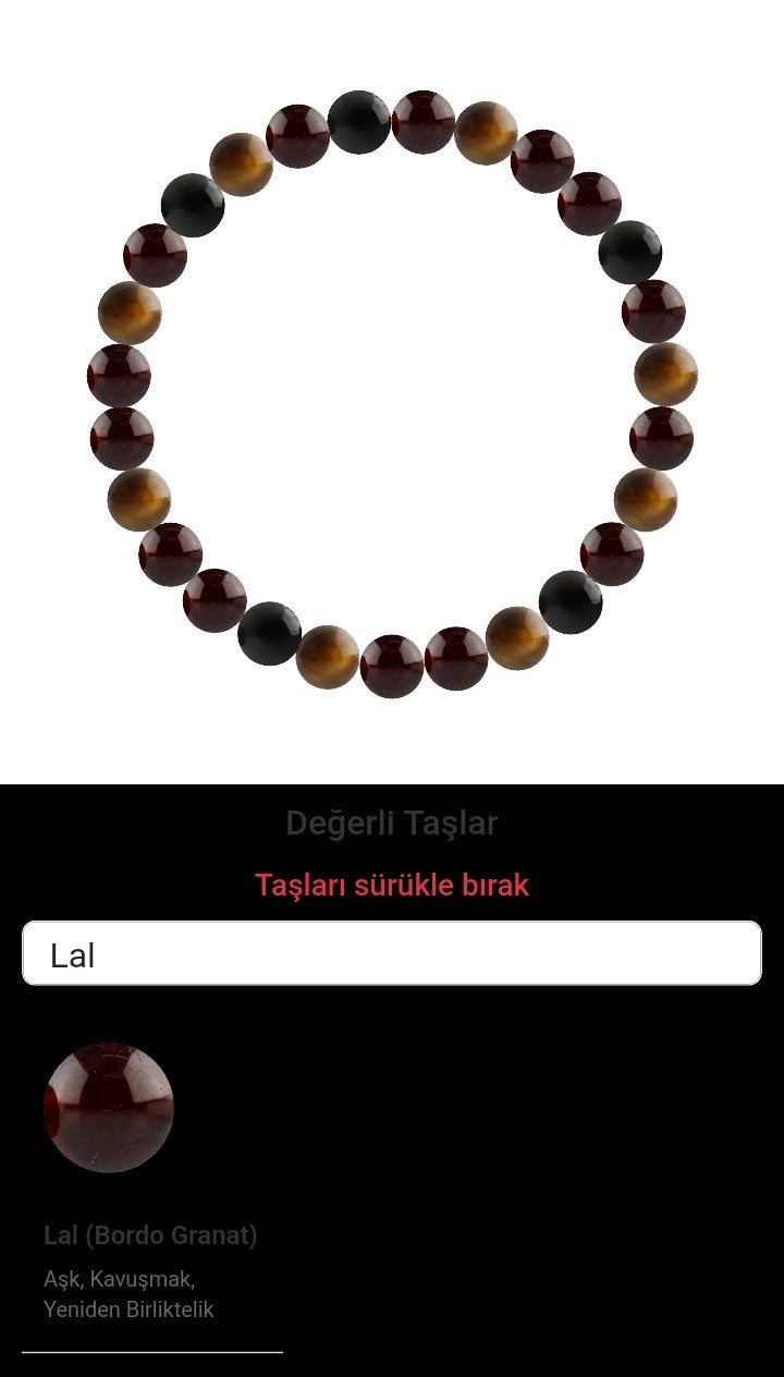 Özel Tasarım Elastik Misineli - 27 Taş - Özel Tasarım Görseli