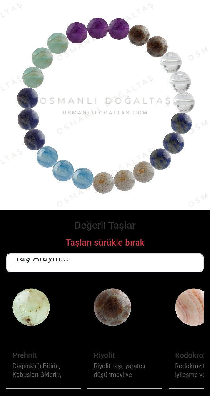 Özel Tasarım Elastik Misineli - 23 Taş - Özel Tasarım Görseli