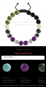 Özel Tasarım Merdiven Kapama Bileklik - 20 Taş - Özel Tasarım Görseli