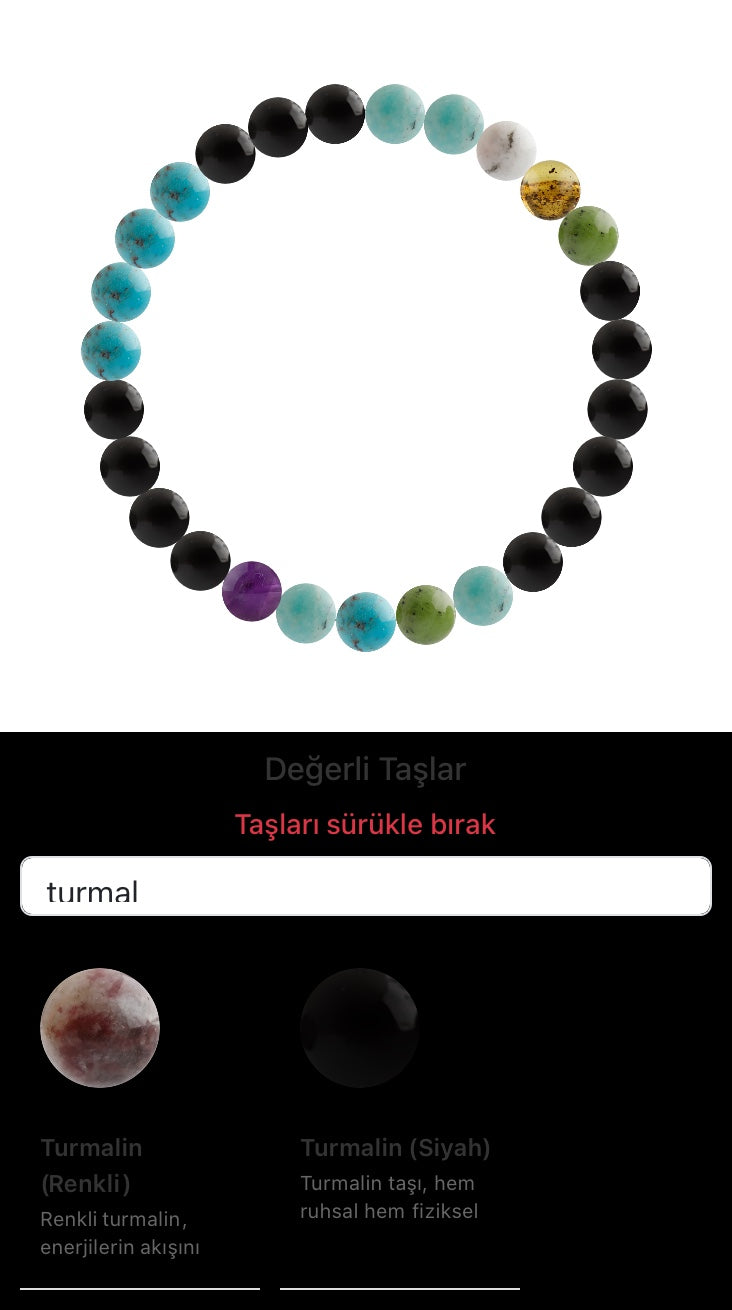 Özel Tasarım Elastik Misineli - 27 Taş - Özel Tasarım Görseli