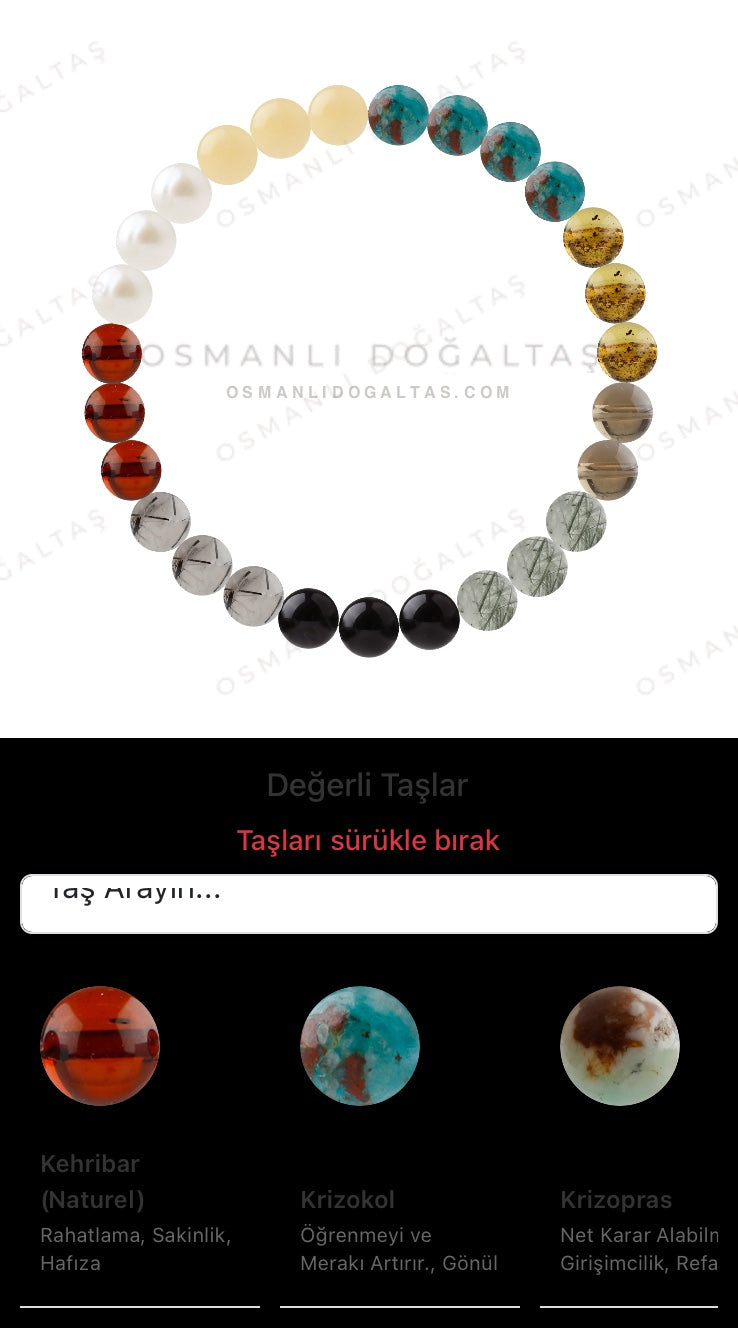 Özel Tasarım Elastik Misineli - 27 Taş - Özel Tasarım Görseli