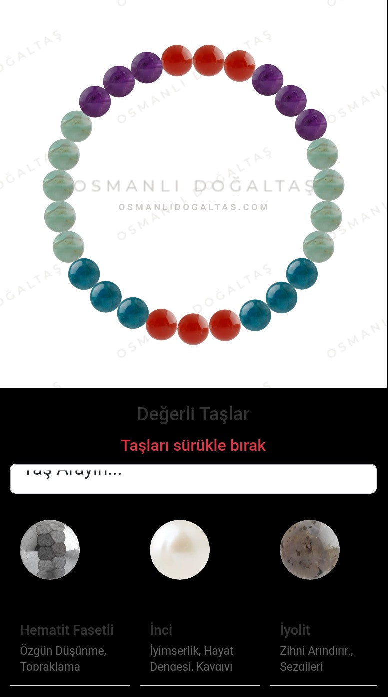 Özel Tasarım Elastik Misineli - 27 Taş - Özel Tasarım Görseli