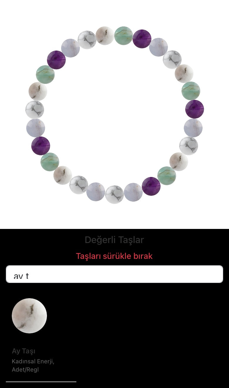 Özel Tasarım Elastik Misineli - 27 Taş - Özel Tasarım Görseli